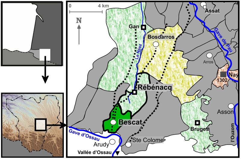 Carte Bas Ossau