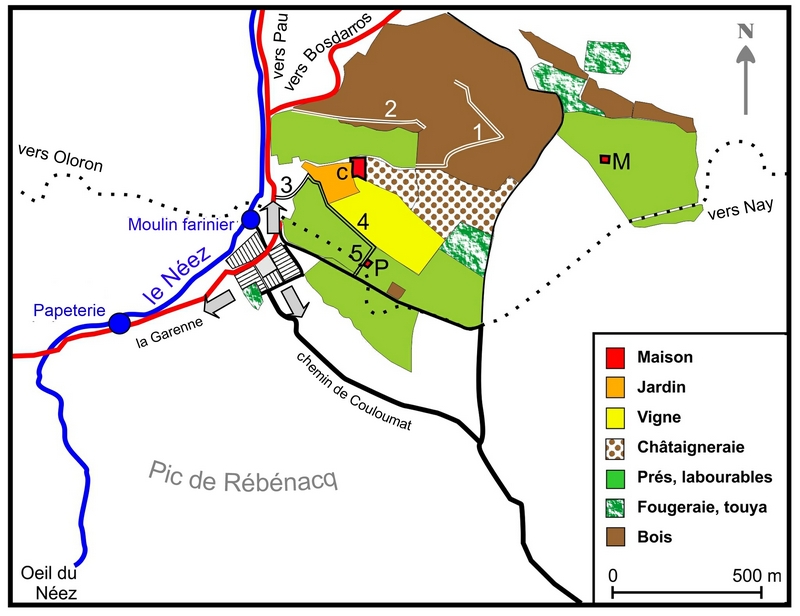 Plan terres seigneurie